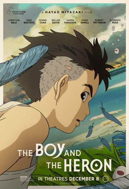 PG-13. Runtime. 2 hr 4 min. Release Date. Limited Dec 8, 2023. Genre. Anime, Drama, Fantasy. Mahito, a young 12-year-old boy, struggles to settle in a new town after his mother's death. However, when a talking heron informs Mahito that his mother is still alive, he enters an abandoned tower in search of her, which takes him to another world.